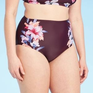 Women's High Waist Medium Coverage Bikini Bottom